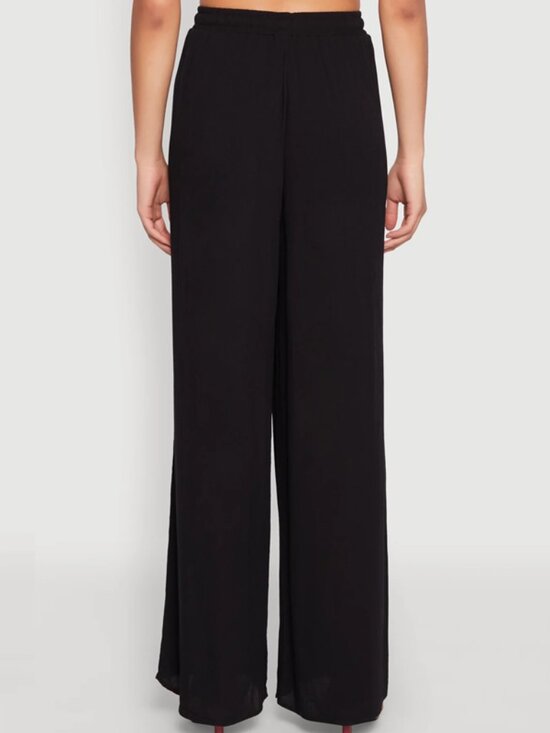 Grace Crinkled Gauze Wide Leg Pants - Picture 2 of 2